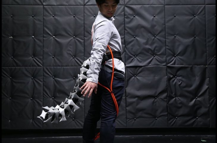 giyilebilir robotik kuyruk