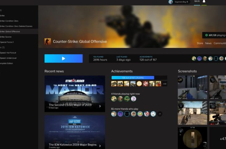 Steam mağazası kullanıcı rekoru