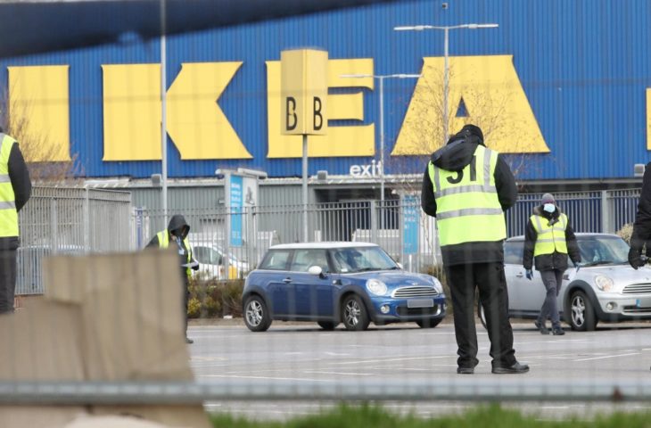 IKEA maske ve dezenfektan